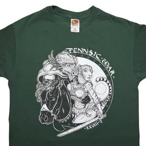 Vintage 90s 99 Pennsic Pensic War XXVIII Society Creative Anachronism SCA shirt